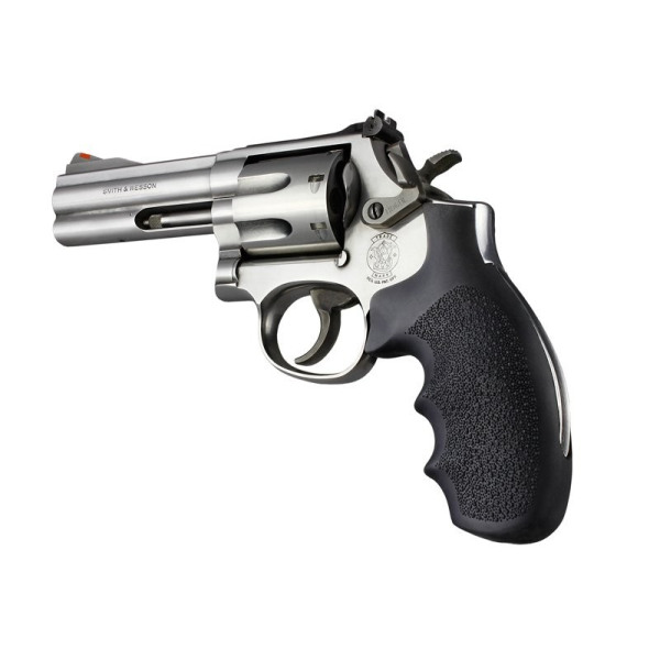 Rubber grip for revolver S & W K or L RB Rub Mono Grip Black