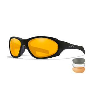 WileyX XL1 AD Set R: matt black G: smoke grey + clear +...