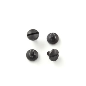 HOGUE Beretta & Taurus Grip Screws (4) Slotted - Black